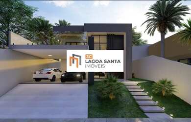 Imagem: A casa possui 4 Dormitórios, 3 Banheiros, 4 Vagas na garagem