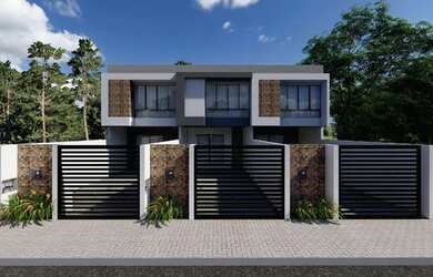 Imagem: A casa possui 3 Dormitórios, 2 Banheiros, 122m² de Área e