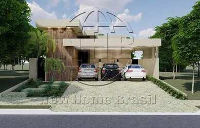 Imagem: A casa em condomínio possui 3 Dormitórios, 4 Banheiros, 3