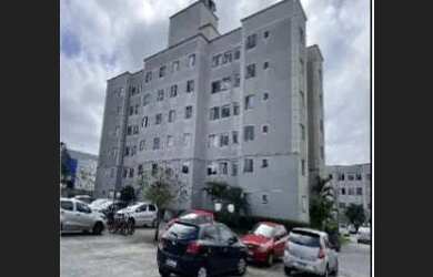 Imagem: O apartamento possui 2 Dormitórios, 1 Banheiro, 1 Vaga na garagem