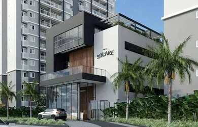 Imagem: O apartamento possui 2 Dormitórios, 1 Banheiro, 1 Vaga na garagem