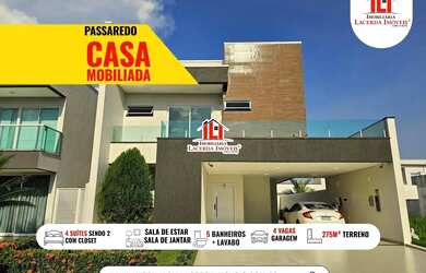 Imagem: A casa em condomínio possui 4 Dormitórios, 2 Banheiros, 4