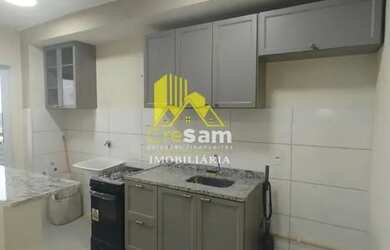 Imagem: O apartamento possui 2 Dormitórios, 1 Banheiro, 1 Vaga na garagem