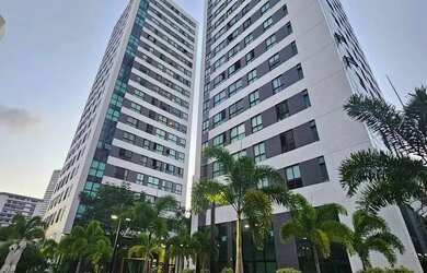 Imagem: O apartamento possui 1 Dormitório, 1 Banheiro, 1 Vaga na garagem