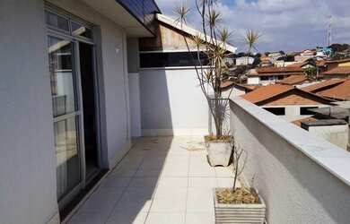 Imagem: O apartamento na cobertura possui 2 Dormitórios, 2 Banheiros