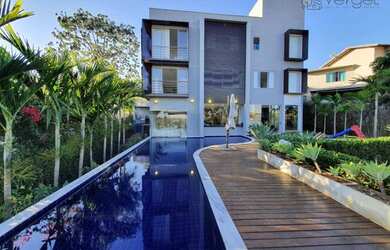 Imagem: A casa em condomínio possui 5 Dormitórios, 5 Banheiros, 4