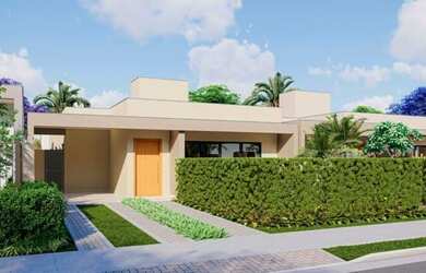 Imagem: A casa em condomínio possui 3 Dormitórios, 4 Banheiros, 2