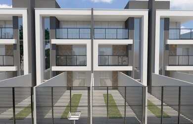 Imagem: A casa possui 3 Dormitórios, 1 Banheiro, 2 Vagas na garagem