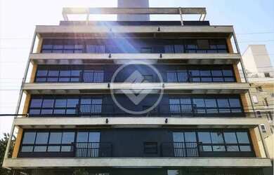 Imagem: O studio possui 1 Dormitório, 1 Banheiro, 1 Vaga na garagem