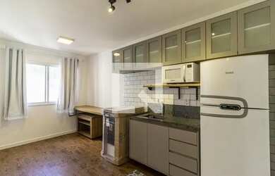 Imagem: O apartamento possui 1 Dormitório, 1 Banheiro, 30m² de Área