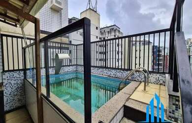 Imagem: O apartamento na cobertura possui 3 Dormitórios, 3 Banheiros