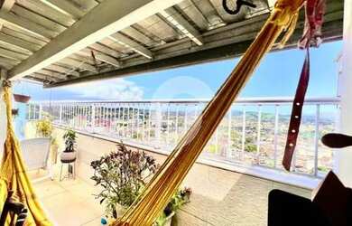 Imagem: O apartamento na cobertura possui 5 Dormitórios, 3 Banheiros