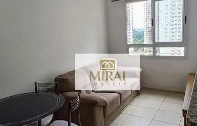 Imagem: O apartamento possui 1 Dormitório, 1 Banheiro, 1 Vaga na garagem