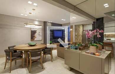 Imagem: O apartamento na cobertura possui 4 Dormitórios, 3 Banheiros