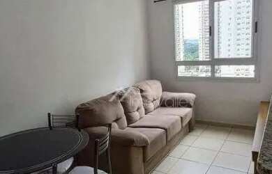 Imagem: O apartamento possui 1 Dormitório, 1 Banheiro, 1 Vaga na garagem