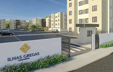 Imagem: O apartamento possui 2 Dormitórios, 1 Banheiro, 1 Vaga na garagem