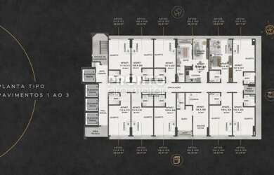 Imagem: O studio possui 1 Dormitório, 1 Banheiro, 1 Vaga na garagem