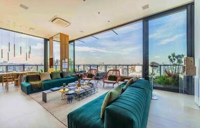 Imagem: O apartamento na cobertura possui 5 Dormitórios, 5 Banheiros