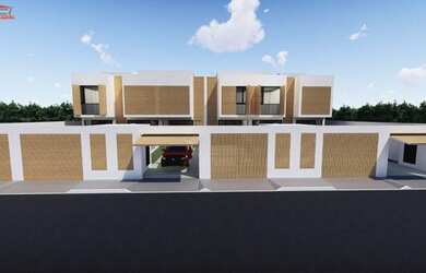 Imagem: A casa possui 2 Dormitórios, 1 Banheiro, 2 Vagas na garagem