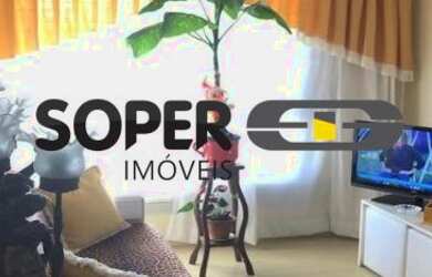 Imagem: O apartamento possui 2 Dormitórios, 1 Banheiro, 1 Vaga na garagem