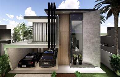 Imagem: A casa em condomínio possui 5 Dormitórios, 5 Banheiros, 4