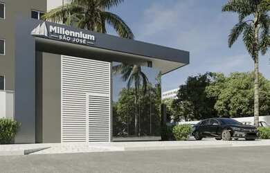 Imagem: O apartamento possui 2 Dormitórios, 2 Banheiros, 1 Vaga na