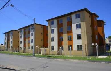 Imagem: O apartamento possui 2 Dormitórios, 1 Banheiro, 1 Vaga na garagem