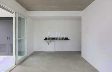 Imagem: O apartamento possui 1 Dormitório, 2 Banheiros, 1 Vaga na garagem