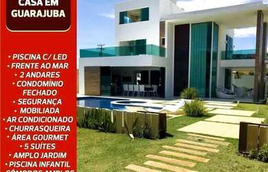 Imagem: A casa em condomínio possui 5 Dormitórios, 5 Banheiros, 4