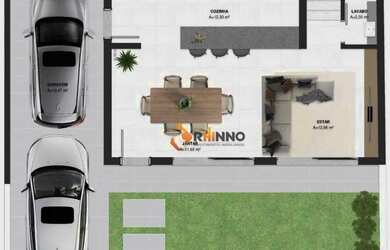 Imagem 2: Casa triplex com 3 suítes à venda, 206 m² no bairro Água Verde - Curitiba/PR