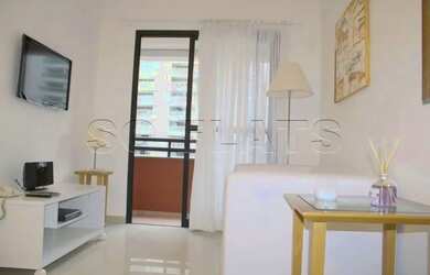 Imagem: O studio possui 1 Dormitório, 1 Banheiro, 1 Vaga na garagem