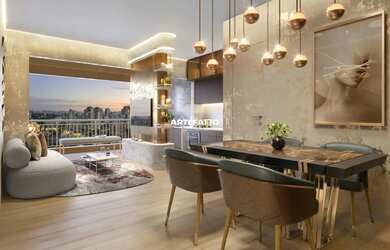 Imagem: O apartamento possui 2 Dormitórios, 1 Banheiro, 1 Vaga na garagem