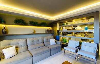 Imagem: O apartamento na cobertura possui 4 Dormitórios, 2 Banheiros