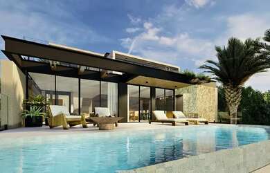 Imagem: A casa em condomínio possui 4 Dormitórios, 5 Banheiros, 4