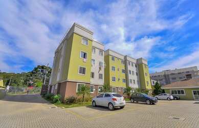 Imagem: O apartamento possui 1 Dormitório, 1 Banheiro, 1 Vaga na garagem