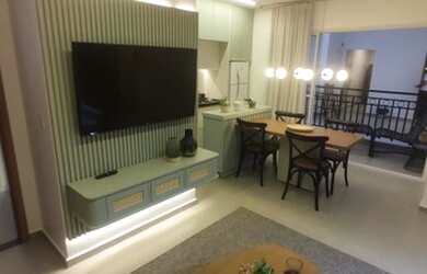 Imagem: O apartamento possui 3 Dormitórios, 1 Banheiro, 1 Vaga na garagem