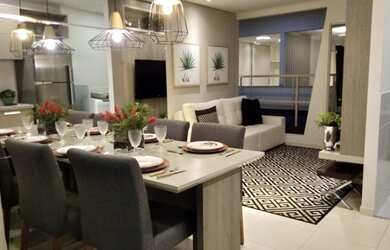 Imagem: O apartamento possui 2 Dormitórios, 1 Banheiro, 1 Vaga na garagem