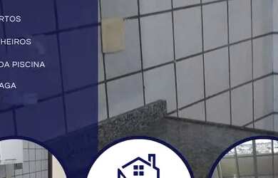 Imagem: O apartamento possui 2 Dormitórios, 1 Banheiro, 1 Vaga na garagem