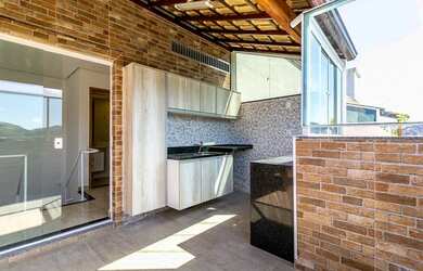 Imagem: O apartamento na cobertura possui 2 Dormitórios, 3 Banheiros