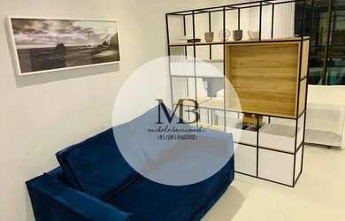 Imagem: O apartamento possui 1 Dormitório, 1 Banheiro, 1 Vaga na garagem