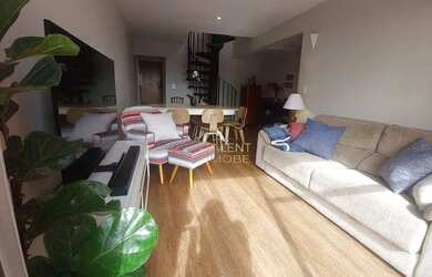 Imagem: O apartamento na cobertura possui 3 Dormitórios, 2 Banheiros