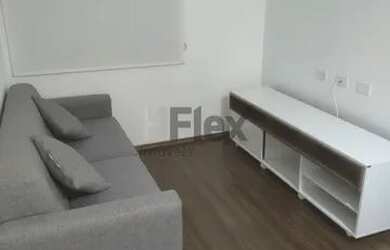 Imagem: O apartamento possui 1 Dormitório, 1 Banheiro, 1 Vaga na garagem