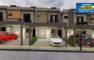 Imagem: A casa em condomínio possui 3 Dormitórios, 3 Banheiros, 2