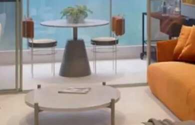 Imagem: O apartamento possui 1 Dormitório, 1 Banheiro, 1 Vaga na garagem