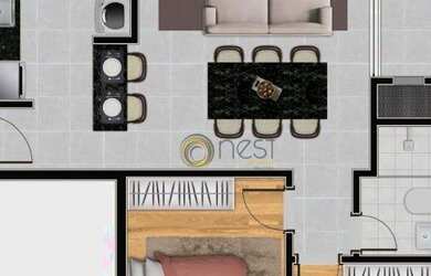 Imagem 2: Apartamento à venda, 53 m² por R$ 182.027,45 - Maracanã - Colombo/PR