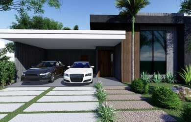 Imagem: A casa em condomínio possui 3 Dormitórios, 4 Banheiros, 4