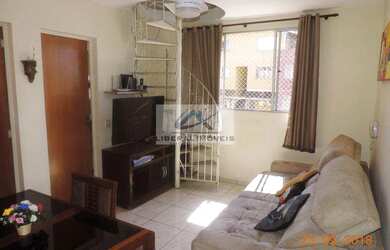 Imagem: O apartamento na cobertura possui 2 Dormitórios, 1 Banheiro