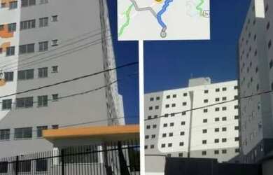 Imagem: O apartamento possui 2 Dormitórios, 1 Banheiro, 1 Vaga na garagem