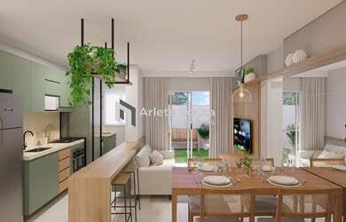 Imagem: O apartamento possui 2 Dormitórios, 1 Banheiro, 1 Vaga na garagem