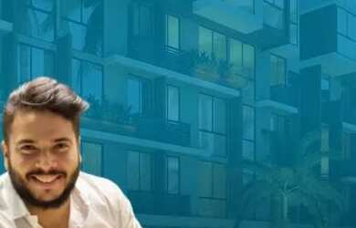 Imagem: O apartamento possui 1 Dormitório, 1 Banheiro, 1 Vaga na garagem